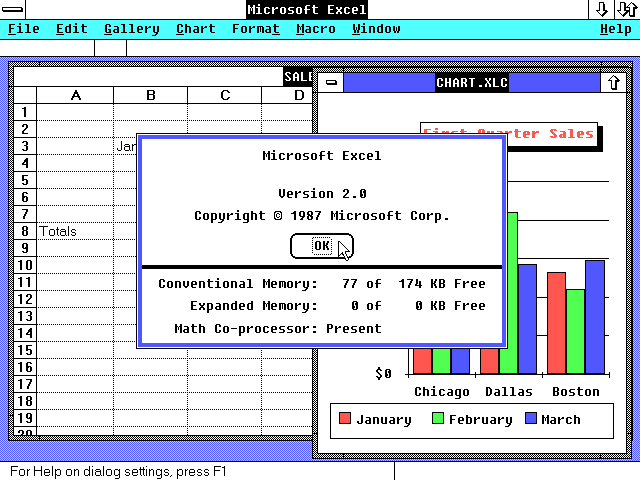 38 Years of Microsoft Excel Design History - 71 Images - Version