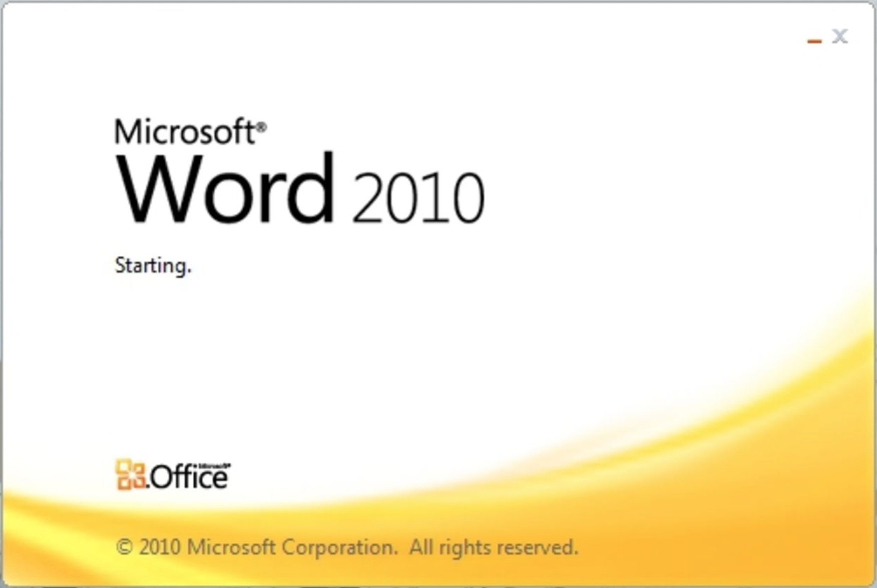 word logo 2010