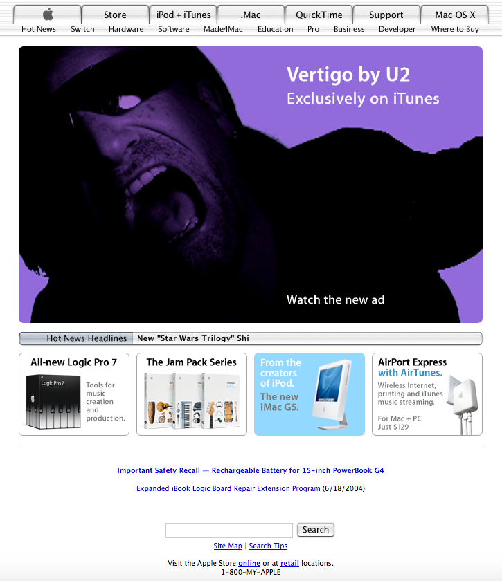 27 Years Of Apple Com Website Design History 39 Images Version Museum